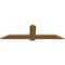 Ekena Millwork Eugene Smooth Timber Gable Bracket, Western Red Cedar, 60"W x 17"H x 1 1/2"D x 5 1/2"F, 7/12 Pitch GBW060X17X0206EUG00SWR - alternate 4